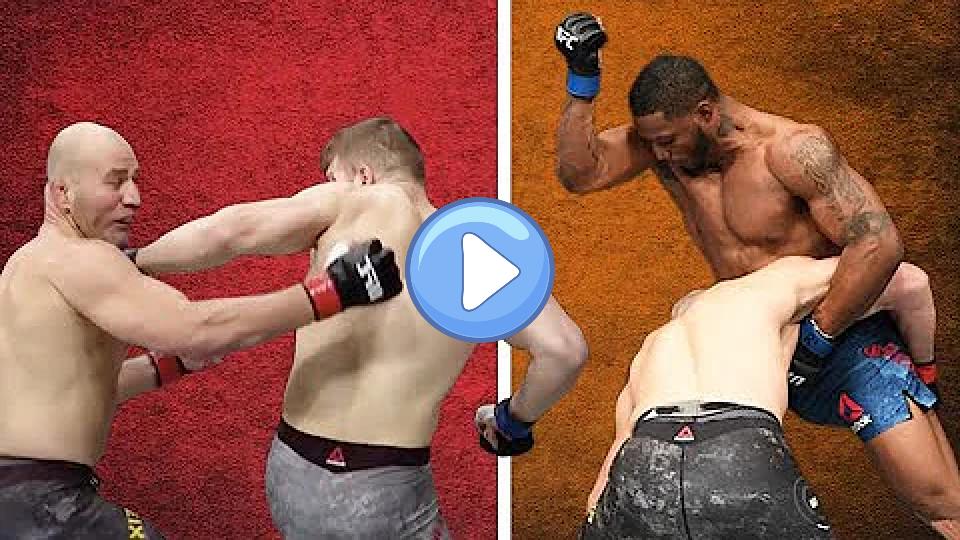 Play video: Glover Teixeira getting knocked down and making a comeback Video thumb: Glover Teixeira getting knocked down and making a comeback