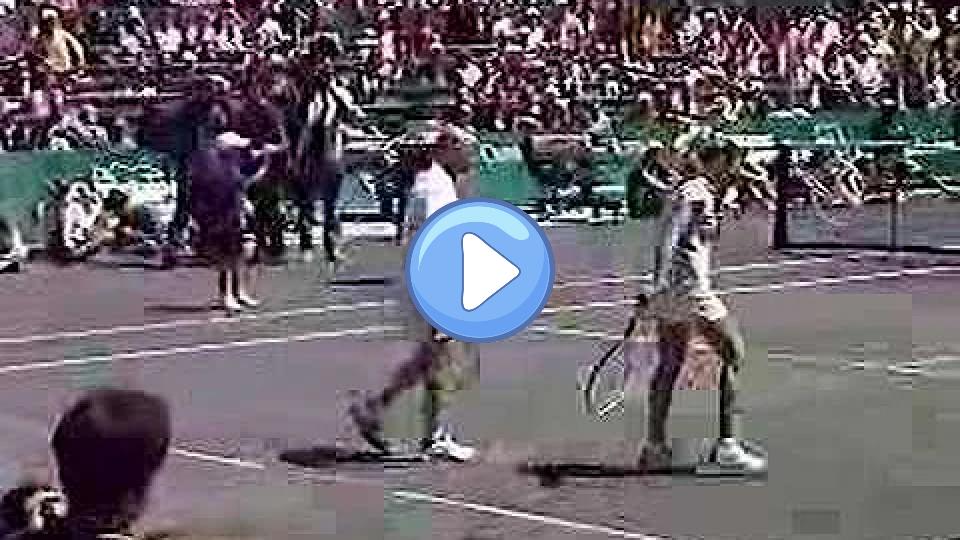 Play video: Andre Agassi Injures Steffi Graf in Houston Video thumb: Andre Agassi Injures Steffi Graf in Houston