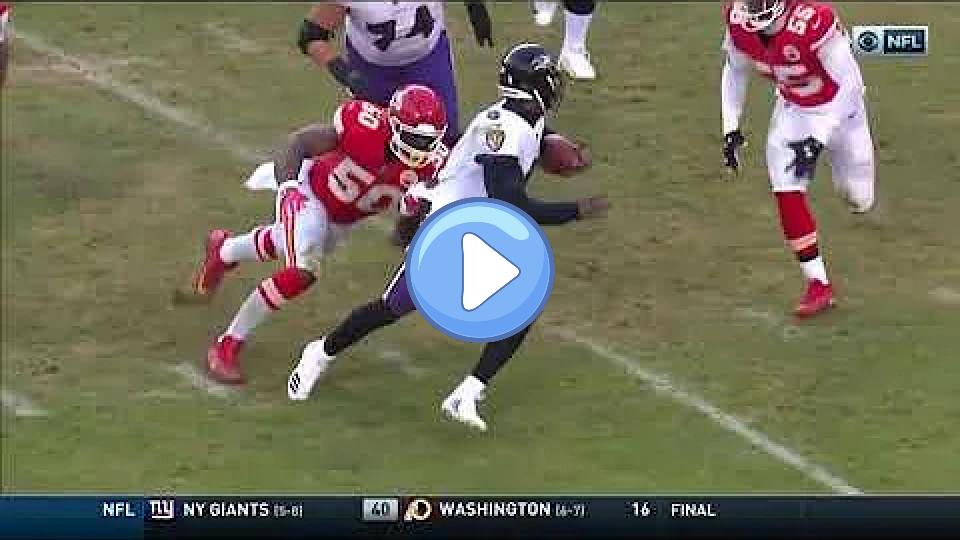 Play video: Lamar Jackson Injury vs. Chiefs | Week 13, 2018 Video thumb: Lamar Jackson Injury vs. Chiefs | Week 13, 2018