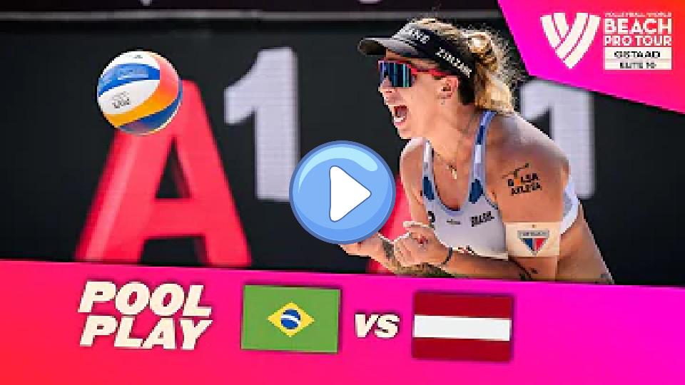 Play video: Agatha/Rebecca vs. Tina/Anastasija - Pool Play Highlights | Vienna 2024 #BeachProTour Video thumb: Agatha/Rebecca vs. Tina/Anastasija - Pool Play Highlights | Vienna 2024 #BeachProTour