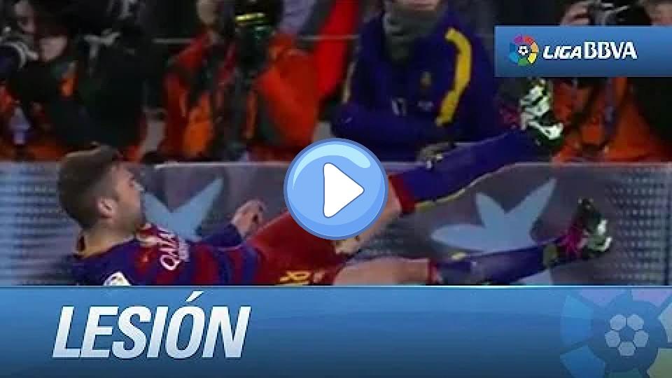 Play video: Injury of Jordi Alba after a long career Video thumb: Injury of Jordi Alba after a long career
