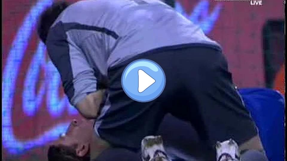 Play video: Filipe Luis's injury (Right Ankle Fracture). Video thumb: Filipe Luis's injury (Right Ankle Fracture).