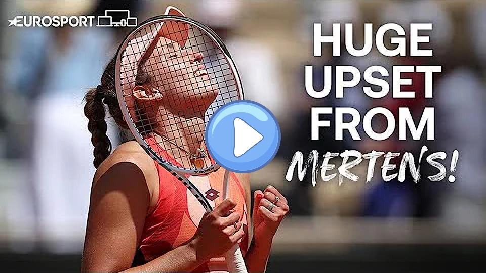 Play video: Elise Mertens Upsets No. 3 Seed Pegula in Major Roland-Garros Surprise! | Eurosport Tennis Video thumb: Elise Mertens Upsets No. 3 Seed Pegula in Major Roland-Garros Surprise! | Eurosport Tennis