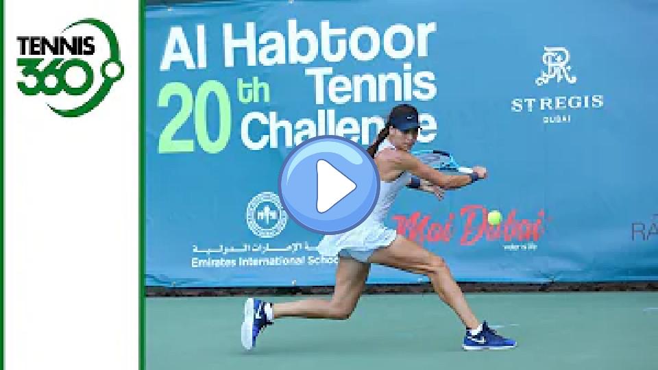 Play video: Ajla Tomljanovic Discusses Comeback from Injury at Al Habtoor Tennis Challenge in Dubai Video thumb: Ajla Tomljanovic Discusses Comeback from Injury at Al Habtoor Tennis Challenge in Dubai
