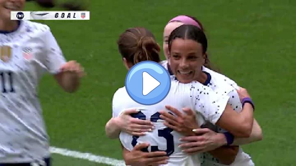 Play video: USWNT vs. Republic of Ireland: Emily Fox scores a goal - April 8, 2023 Video thumb: USWNT vs. Republic of Ireland: Emily Fox scores a goal - April 8, 2023
