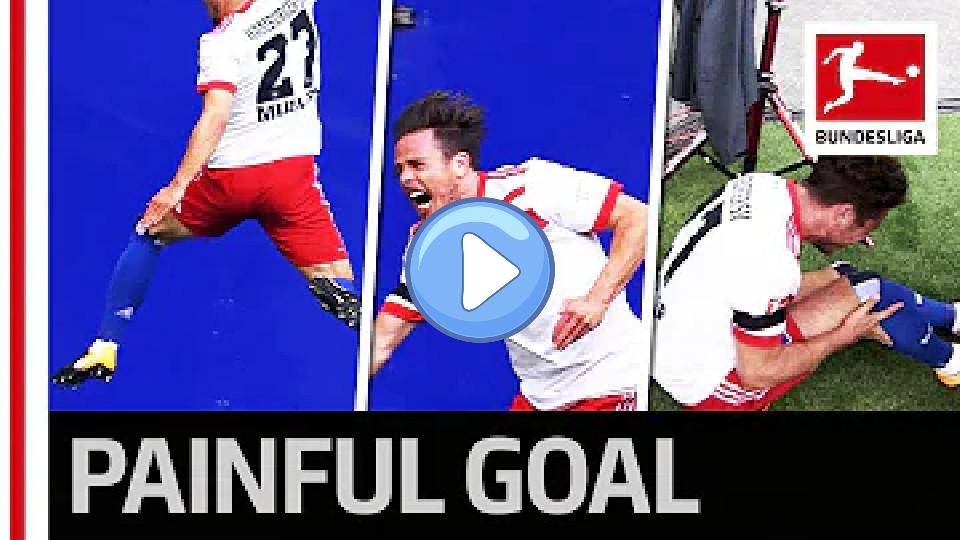 Play video: Delight to Disaster - Müller Injures Himself During Helicopter Celebration Video thumb: Delight to Disaster - Müller Injures Himself During Helicopter Celebration