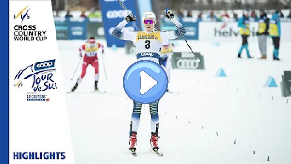 Play video: Highlights | Stina Nilsson Outclasses Everyone | Toblach | Women's Sprint | FIS Cross Country Video thumb: Highlights | Stina Nilsson Outclasses Everyone | Toblach | Women's Sprint | FIS Cross Country