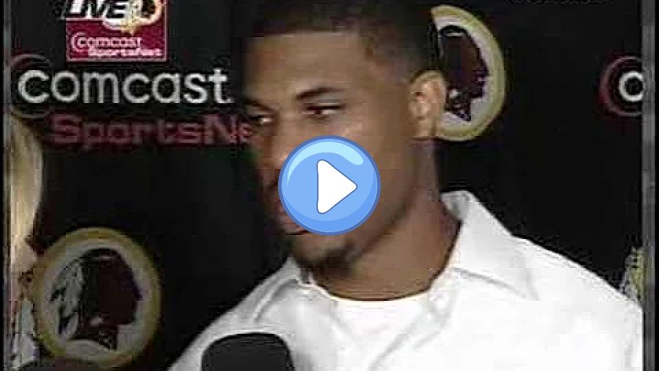 Play video: Jason Campbell on His Bruised Knee Video thumb: Jason Campbell on His Bruised Knee