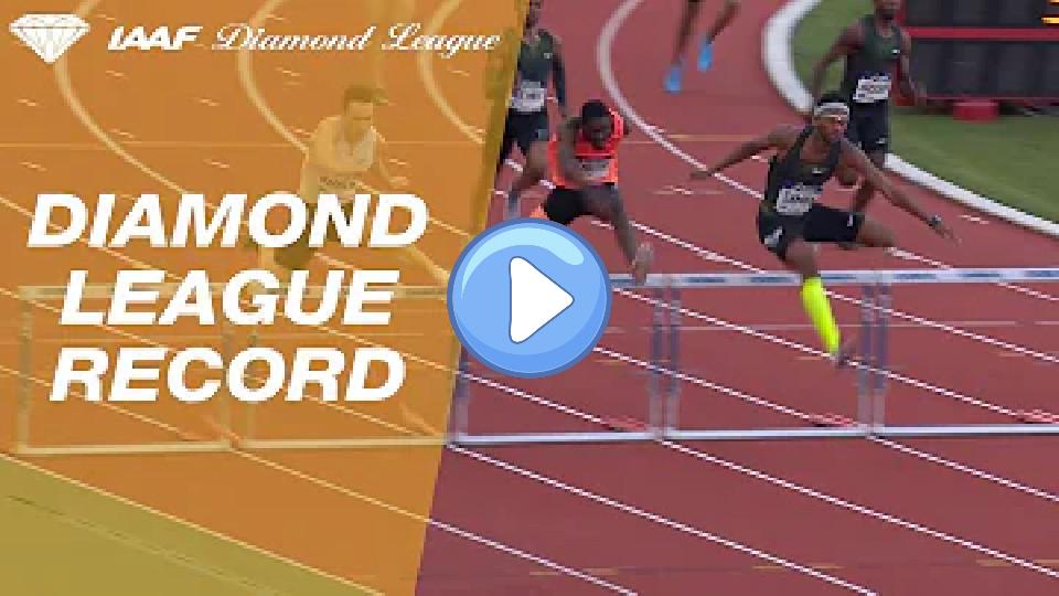 Play video: Abderrahman Samba 46.98 2nd ALL-TIME Wins Men's 400m Hurdles - IAAF Diamond League Paris 2018 Video thumb: Abderrahman Samba 46.98 2nd ALL-TIME Wins Men's 400m Hurdles - IAAF Diamond League Paris 2018