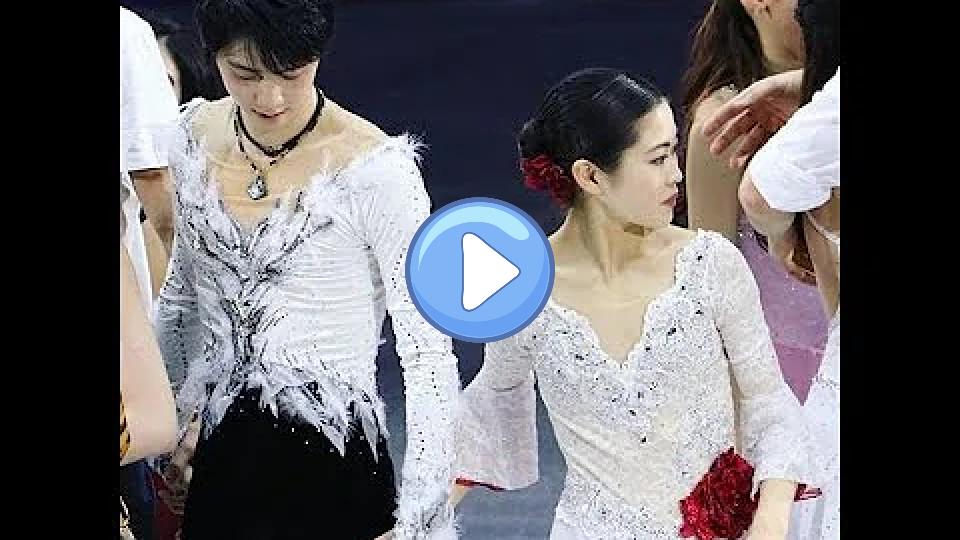 Video thumb: Yuzuru Hanyu and Satoko Miyahara Moment [A Different Side of Yuzuru]