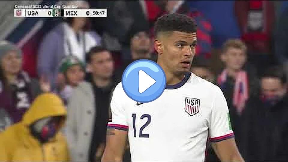 Play video: Miles Robinson World Cup Qualifier vs Mexico 11/12/21 Video thumb: Miles Robinson World Cup Qualifier vs Mexico 11/12/21