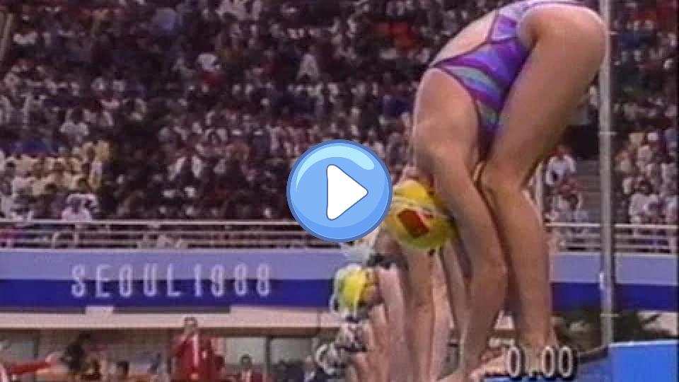 Play video: Unconventional Freestyle Swimming Icon Janet Evans - 1988 Seoul Olympics Video thumb: Unconventional Freestyle Swimming Icon Janet Evans - 1988 Seoul Olympics