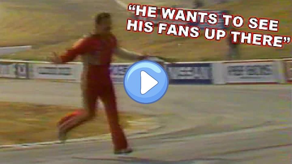 Video thumb: Tim Richmond Goes for a Beer in the Stands After Crash