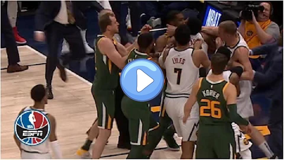 Play video: Scuffle in Nuggets vs. Jazz: Derrick Favors and Mason Plumlee Ejected | NBA Highlights Video thumb: Scuffle in Nuggets vs. Jazz: Derrick Favors and Mason Plumlee Ejected | NBA Highlights