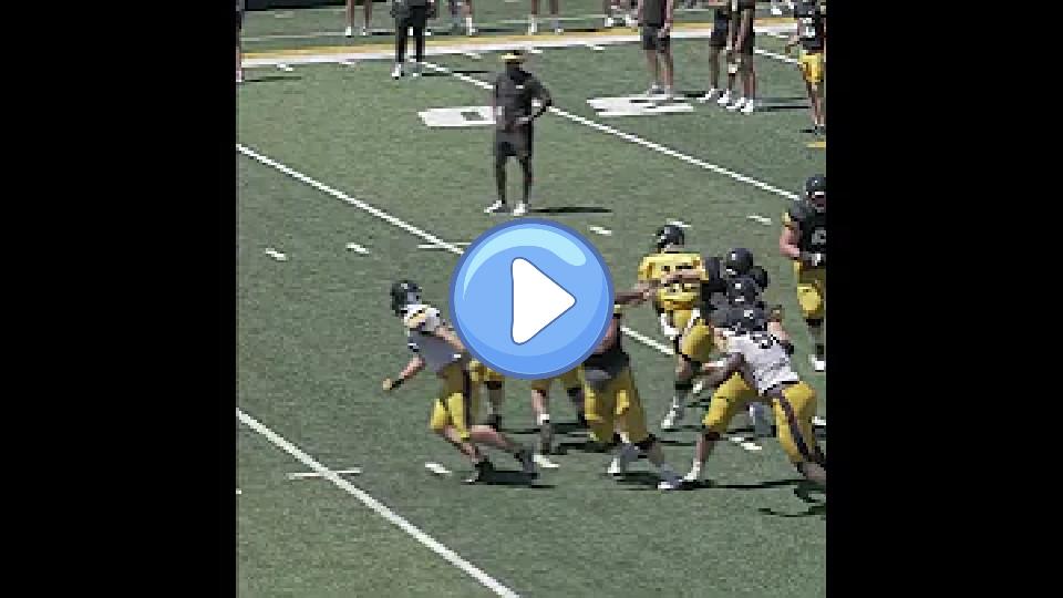 Play video: Cade McNamara Injury | Hawkeyes QB Suffers Non-Contact Fall | Iowa Football Kids Day #Hawkeyes Video thumb: Cade McNamara Injury | Hawkeyes QB Suffers Non-Contact Fall | Iowa Football Kids Day #Hawkeyes