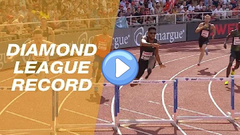 Play video: Abderrahman Samba Wins Men's 400m Hurdles - IAAF Diamond League Stockholm 2018 Video thumb: Abderrahman Samba Wins Men's 400m Hurdles - IAAF Diamond League Stockholm 2018