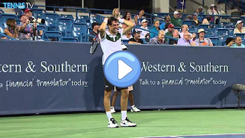 Play video: Ballboy Crushes Bug During Nadal-Chardy Cincinnati 2015 Match Video thumb: Ballboy Crushes Bug During Nadal-Chardy Cincinnati 2015 Match