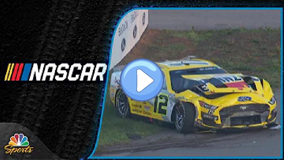 Play video: Ryan Blaney suffers a hard front-end impact at Nashville Superspeedway | Motorsports on NBC Video thumb: Ryan Blaney suffers a hard front-end impact at Nashville Superspeedway | Motorsports on NBC