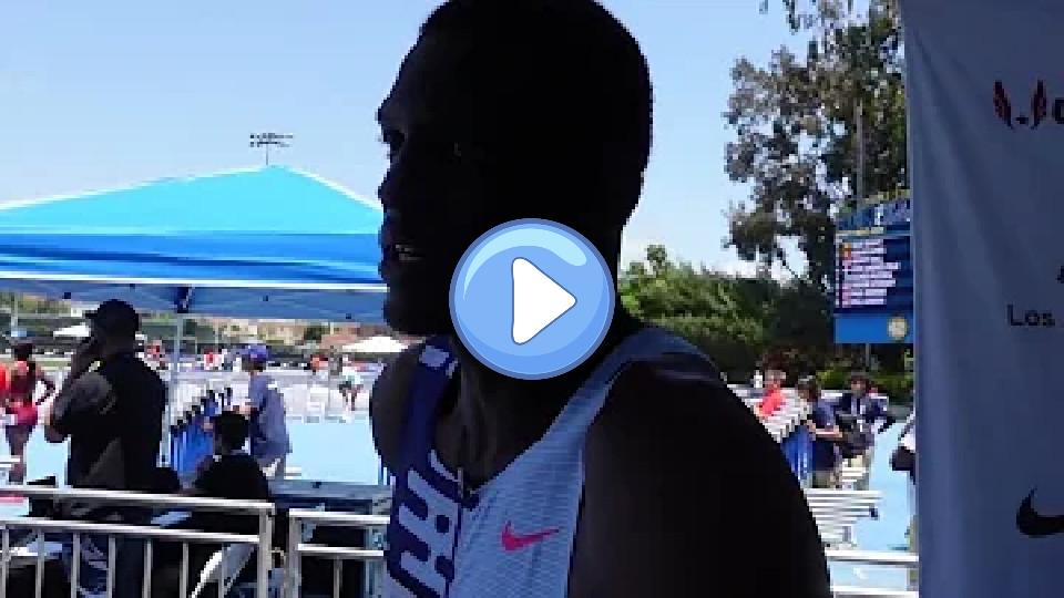 Play video: Kirani James Explains His Key to Longevity in Track and Field Video thumb: Kirani James Explains His Key to Longevity in Track and Field