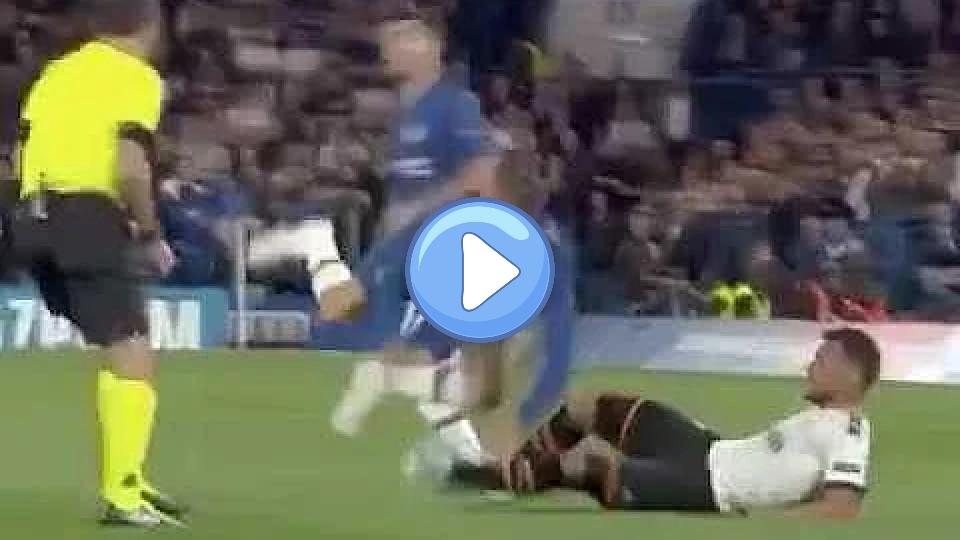Play video: Mason Mount injury caused by Coquelin's dirty tackle Video thumb: Mason Mount injury caused by Coquelin's dirty tackle