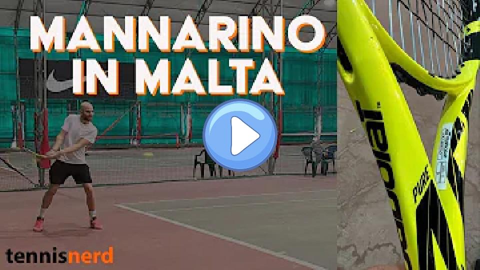 Play video: The lowest string tension on tour? Adrian Mannarino training in Malta. Video thumb: The lowest string tension on tour? Adrian Mannarino training in Malta.