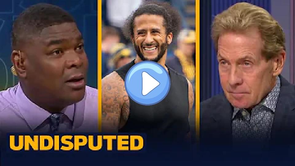 Play video: Colin Kaepernick’s agent contacted the Jets after Aaron Rodgers’ season-ending injury | NFL | UNDISPUTED Video thumb: Colin Kaepernick’s agent contacted the Jets after Aaron Rodgers’ season-ending injury | NFL | UNDISPUTED
