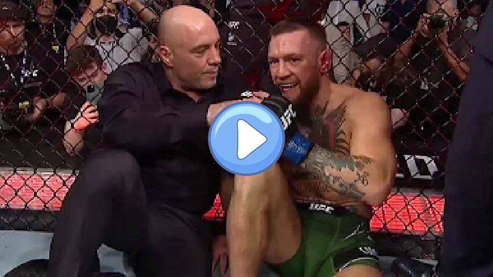 Play video: UFC 264: Conor McGregor Octagon Interview Video thumb: UFC 264: Conor McGregor Octagon Interview