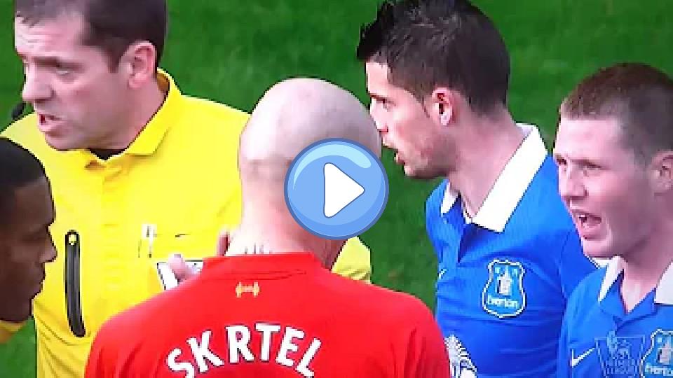 Play video: Suarez was injured by Mirallas. Video thumb: Suarez was injured by Mirallas.