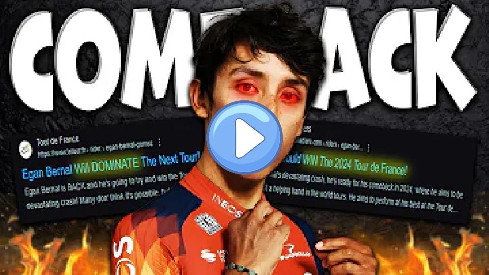 Play video: The Story of Egan Bernal’s Crash: Can He Win the Tour Again? Video thumb: The Story of Egan Bernal’s Crash: Can He Win the Tour Again?
