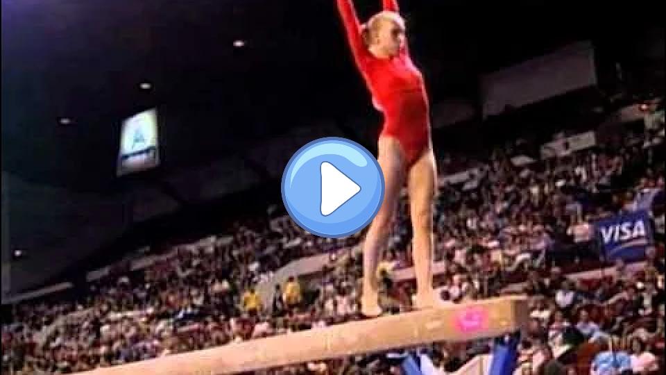 Play video: Hollie Vise - Balance Beam - 2003 U.S. Gymnastics Championships - Women's Day 1 Video thumb: Hollie Vise - Balance Beam - 2003 U.S. Gymnastics Championships - Women's Day 1