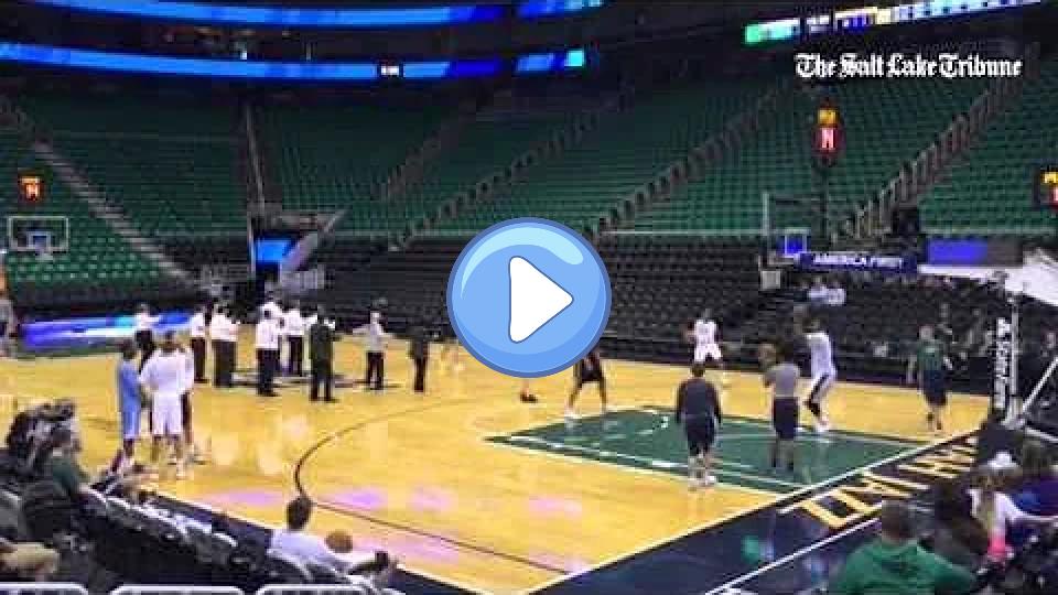 Play video: Derrick Favors is warming up and is probable to play tonight after missing two games due to a back injury. Video thumb: Derrick Favors is warming up and is probable to play tonight after missing two games due to a back injury.