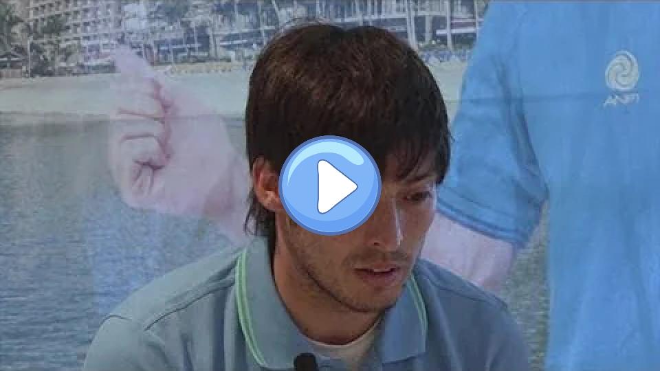 Play video: David Silva alleviates injury concerns. Video thumb: David Silva alleviates injury concerns.