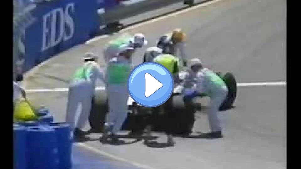 Play video: 1995 Adelaide Coulthard pit accident Video thumb: 1995 Adelaide Coulthard pit accident