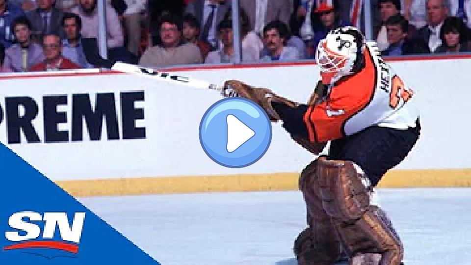 Play video: Ron Hextall Scores the First-Ever Goalie Goal! | This Day in Hockey History Video thumb: Ron Hextall Scores the First-Ever Goalie Goal! | This Day in Hockey History