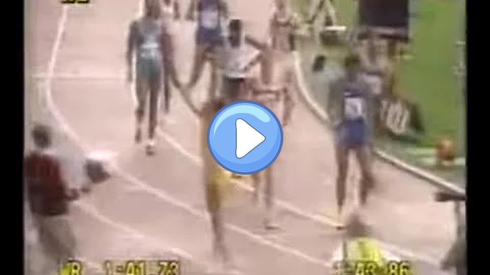 Play video: Said Aouita's personal best in the 800 meters was 1:43.86, showcasing a truly phenomenal range. Video thumb: Said Aouita's personal best in the 800 meters was 1:43.86, showcasing a truly phenomenal range.