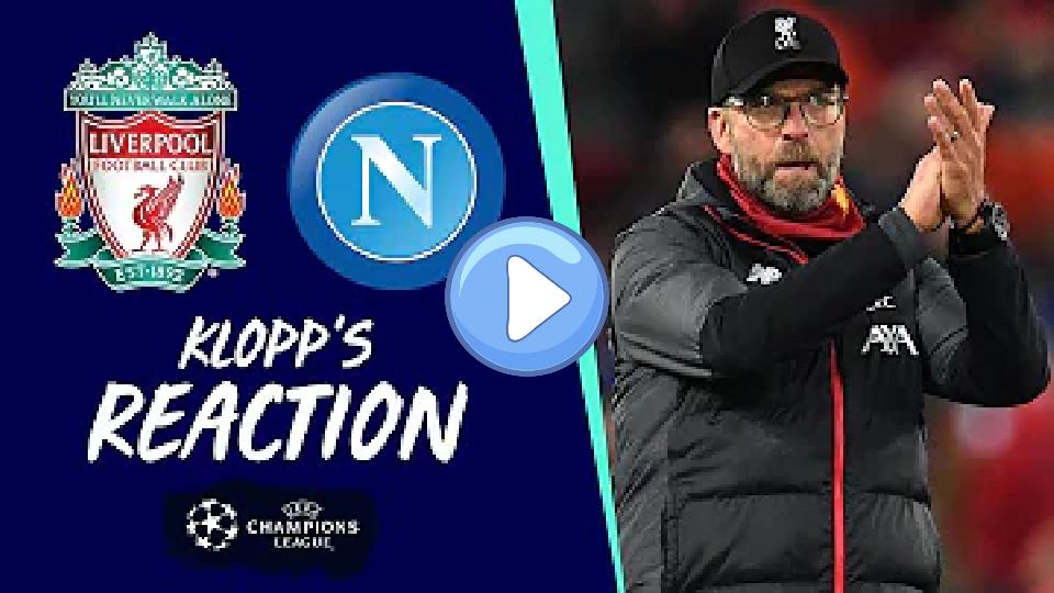 Video thumb: Klopp's Reaction: Fabinho Injury, Ancelotti, and Salzburg Approach | Liverpool vs. Napoli