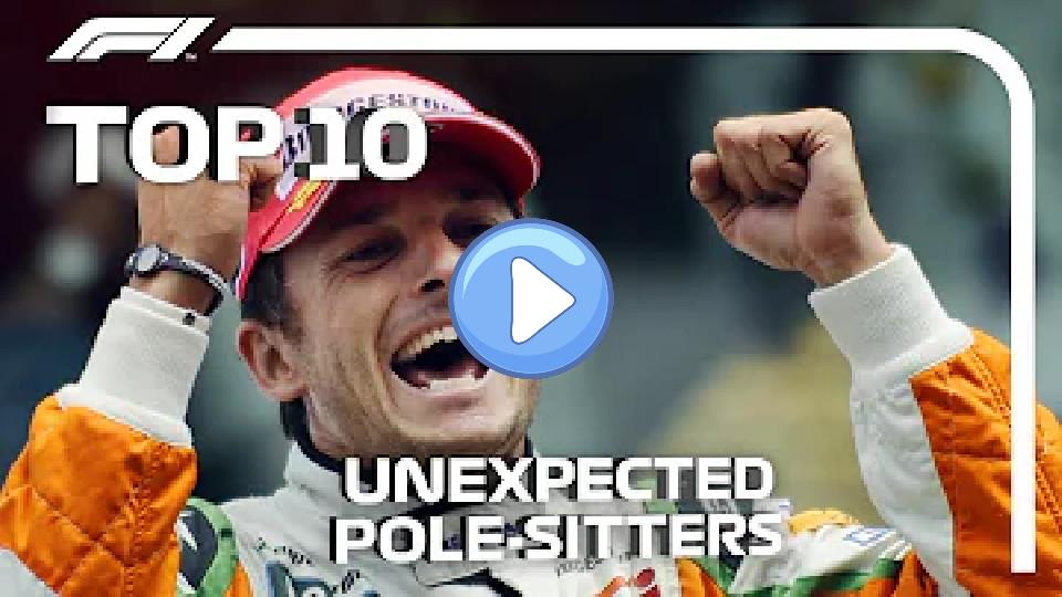 Play video: Top 10 Unexpected F1 Pole-Sitters Video thumb: Top 10 Unexpected F1 Pole-Sitters