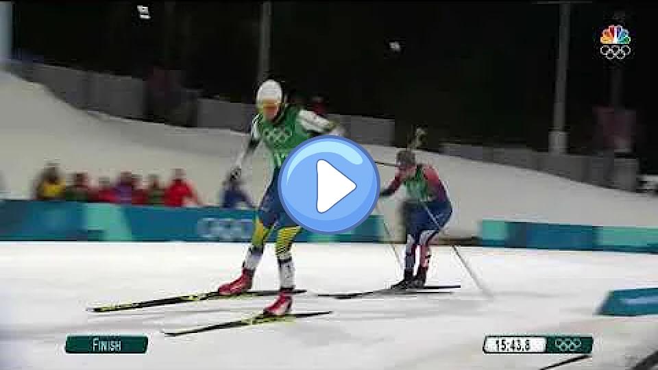 Play video: Best call of the 2018 Olympics: Jessie Diggins wins gold with an incredible comeback on the Klabo Bakken! Video thumb: Best call of the 2018 Olympics: Jessie Diggins wins gold with an incredible comeback on the Klabo Bakken!