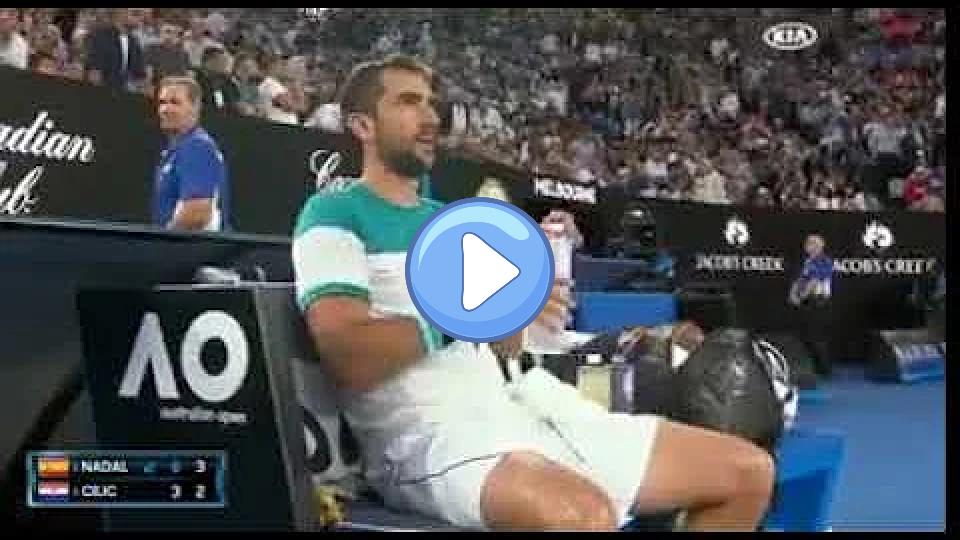 Play video: Marin Čilić gets angry Video thumb: Marin Čilić gets angry