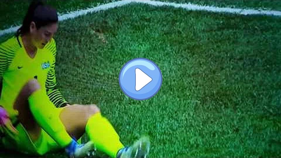 Play video: Did Hope Solo just pee herself during the 2016 Olympics? Video thumb: Did Hope Solo just pee herself during the 2016 Olympics?