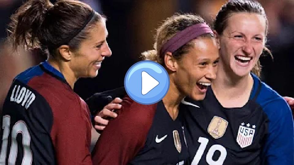 Play video: Lynn Williams Punctuates First Cap with First Goal Video thumb: Lynn Williams Punctuates First Cap with First Goal