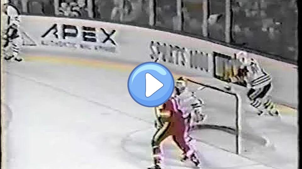 Play video: Ed Belfour sucker punches Sandy McCarthy - March 3, 1994 Video thumb: Ed Belfour sucker punches Sandy McCarthy - March 3, 1994