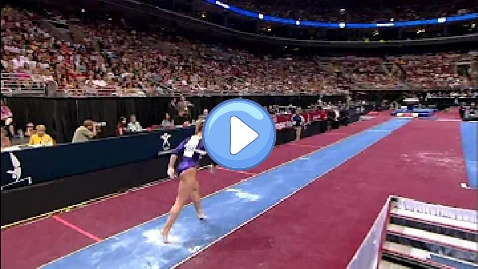 Play video: Shawn Johnson - Vault - 2008 Olympic Trials - Day 2 Video thumb: Shawn Johnson - Vault - 2008 Olympic Trials - Day 2