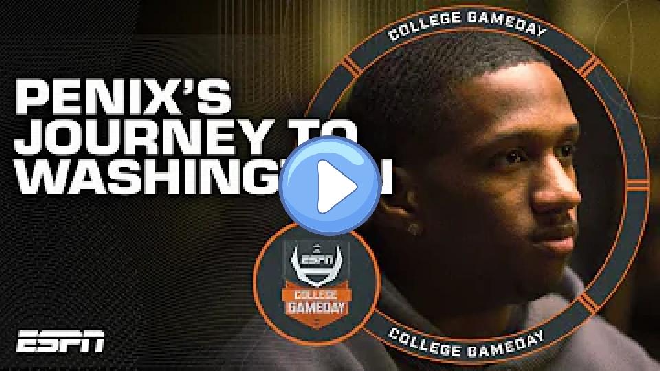 Play video: Michael Penix Jr.'s injury-riddled journey to Washington and the CFP | College GameDay Video thumb: Michael Penix Jr.'s injury-riddled journey to Washington and the CFP | College GameDay