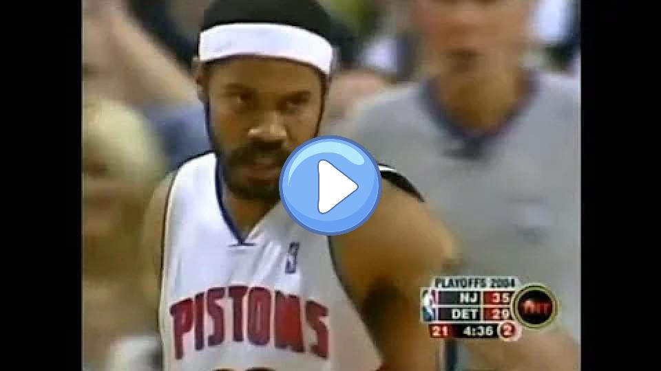 Video thumb: Rasheed Wallace's Plantar Fasciitis Game: 48 Minutes, 18 Points, 10 Rebounds