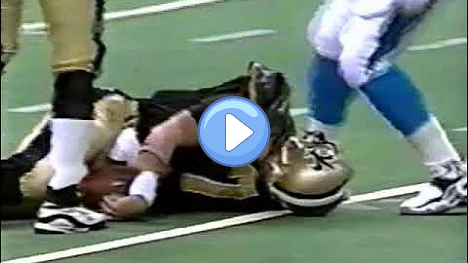 Play video: New Orleans Saints QB Danny Wuerffel had a rare occurrence in 1997. Video thumb: New Orleans Saints QB Danny Wuerffel had a rare occurrence in 1997.