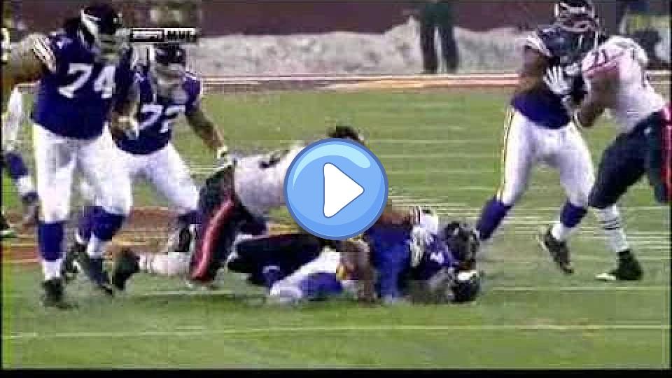 Video thumb: Brett Favre 'Knocked Out' During Bears vs. Vikings on Monday Night