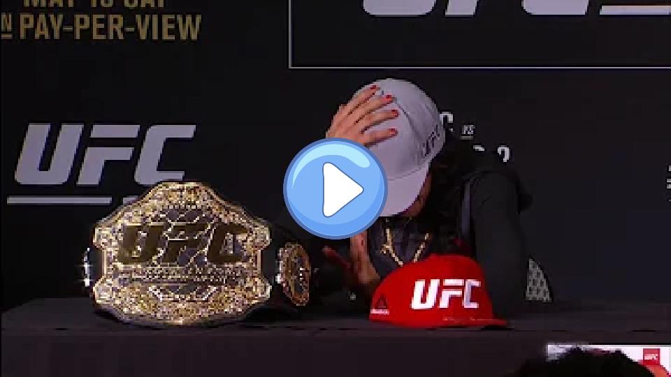 Video thumb: Helwani causes Joanna Jedrzejczyk to cry and storm out of the UFC post-fight press conference.