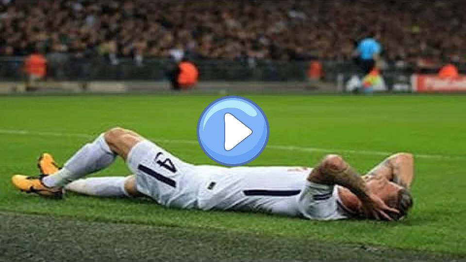 Video thumb: Tottenham vs Real Madrid: Toby Alderweireld suffers a hamstring injury.