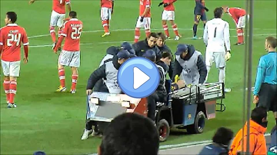 Video thumb: Messi's Injury vs Benfica (View from Stands) 12-5-2012